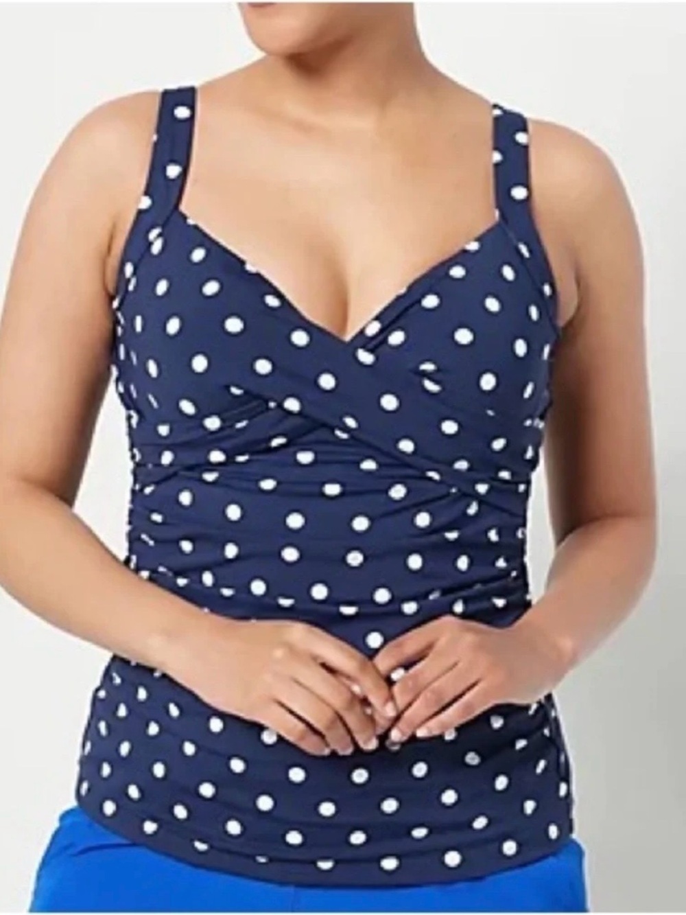 Lands end women’s 4 swim top with underwear built-in bra new with tags
